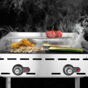 Green fire 2 põletiga, HENDI, Profi Line, 2x GN 1/1 grillresti, 11,6kW, 740x612x(H)825mm