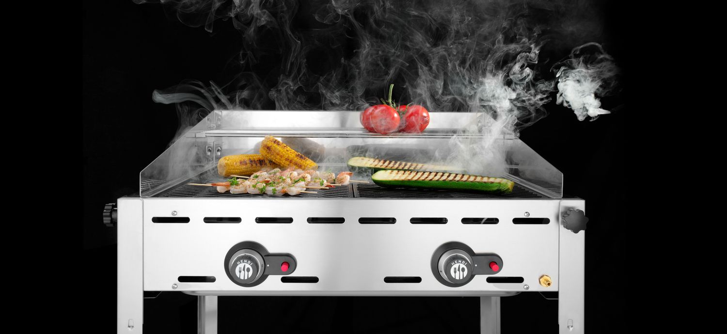 Green fire 2 põletiga, HENDI, Profi Line, 2x GN 1/1 grillresti, 11,6kW, 740x612x(H)825mm - Image 5