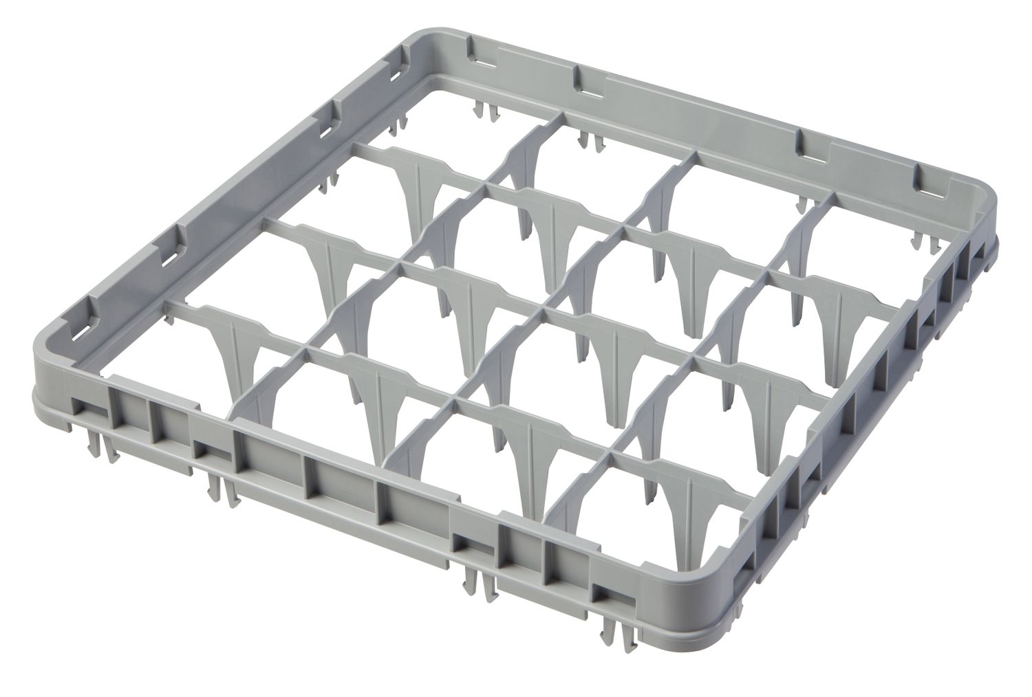 Korvide jätk full drop 500 x 500 mm, hall, nudel E1, Cambro, Helehall, 499x499x(H)51mm