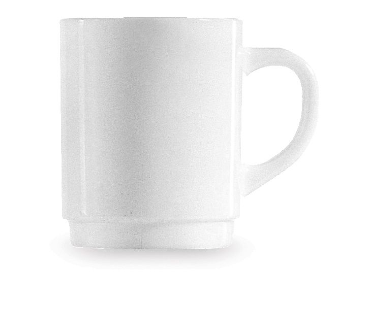 Restorani tass, Arcoroc, 290 ml, 0,29L, Valge, 6 tk., ⌀79x(H)90mm