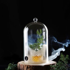 Klaaskuppel koos ventilatsiooniavaga, HENDI, Piklik klaaskuppel, ⌀130x(H)282mm