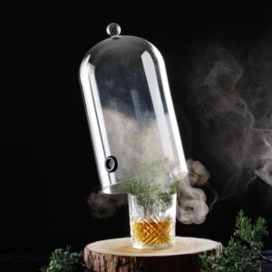 Klaaskuppel koos ventilatsiooniavaga, HENDI, Piklik klaaskuppel, ⌀130x(H)282mm