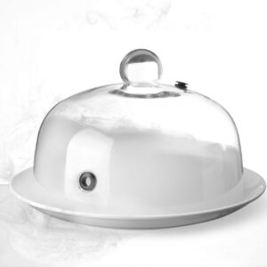 Klaaskuppel koos ventilatsiooniavaga, HENDI, Lai klaaskuppel, ⌀260x(H)175mm