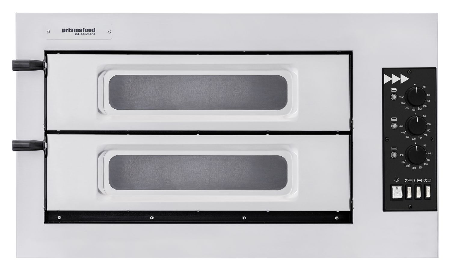 Pitsaahi Basic 2/50 vetro, Prismafood, 400V/6000W, 915x621x(H)527mm