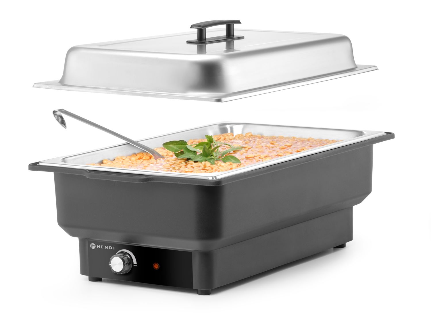 Chafing tassi elektriline Tellano, HENDI, Kitchen Line, GN 1/1, 9L, 230V/900W, 575x349x(H)278mm - Image 8