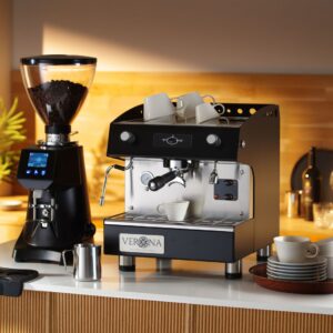 Coffee machine Romeo Easy, 1-group, semi-automatic, Verona, 230V/1800W, 375x530x(H)485mm
