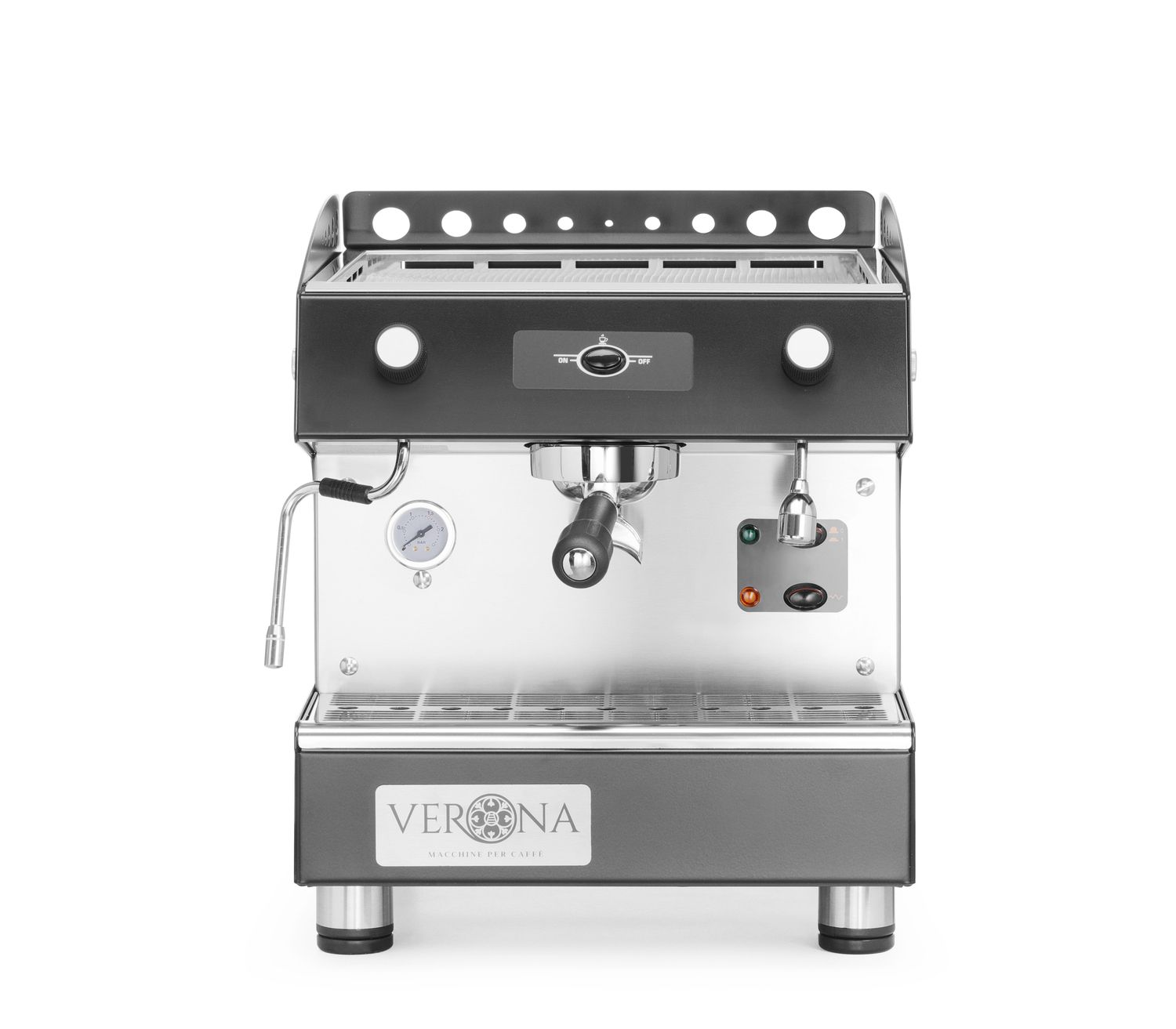 Kohvimasin Romeo Easy, 1-grupiline, poolautomaatne, Verona, 230V/1800W, 375x530x(H)485mm