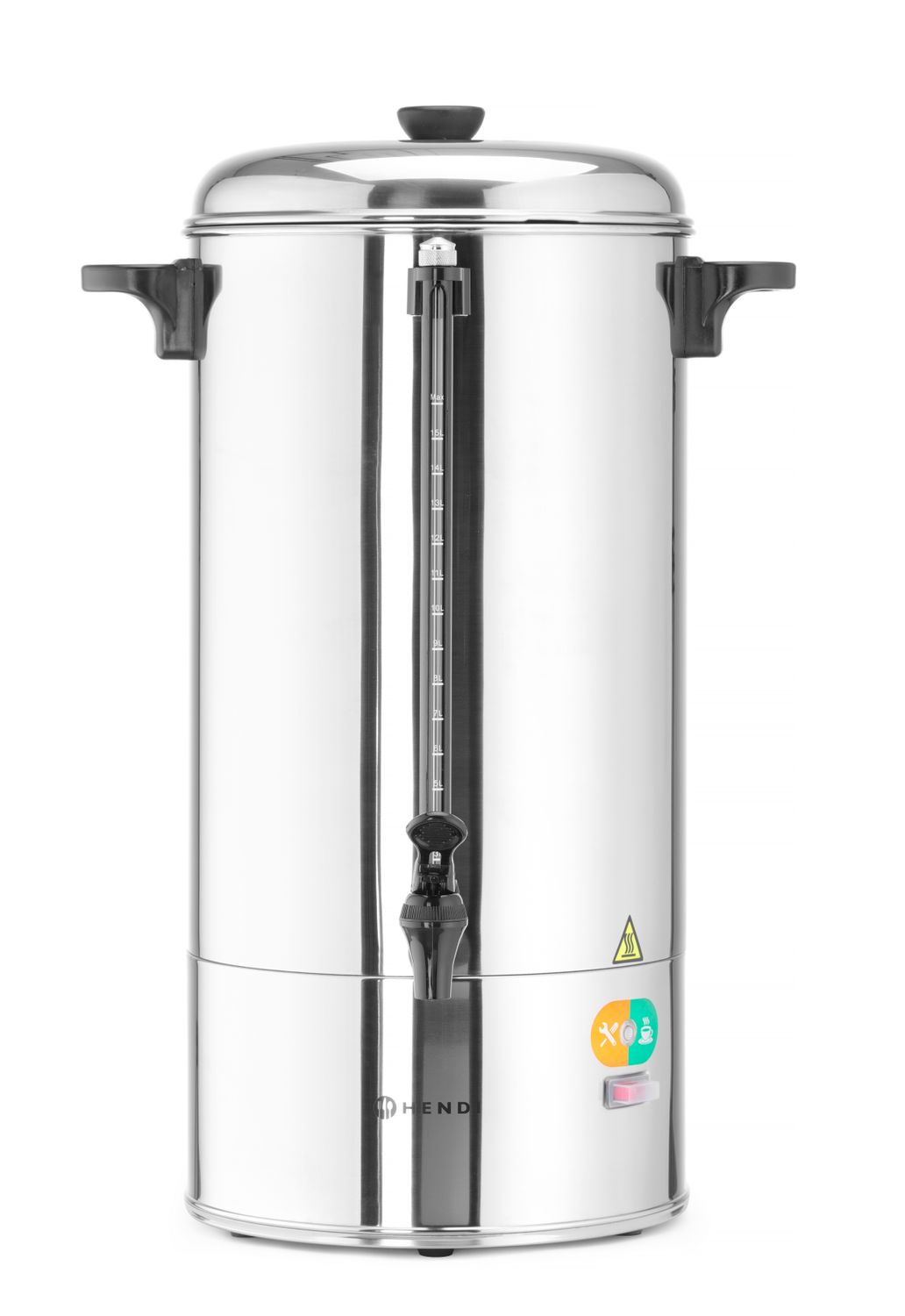 Ühekordsete seintega perkolaator, HENDI, 16L, 230V/1500W, 407x382x(H)595mm