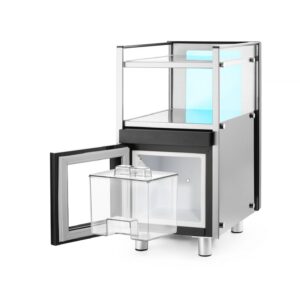 Milk fridge with cup warmer, HENDI, 3,5L, 230V/168W, 313x442x(H)613mm