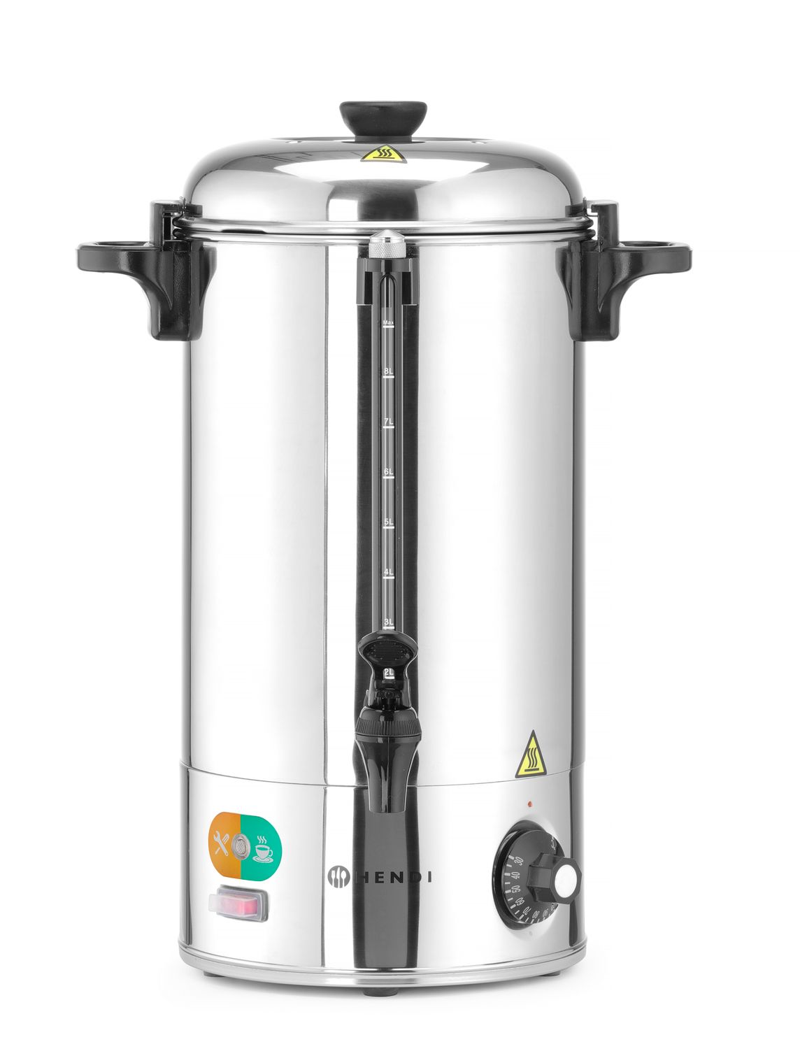 Kuumade jookide keetja, HENDI, 9L, Hõbedane, 230V/2200W, 340x227x(H)468mm