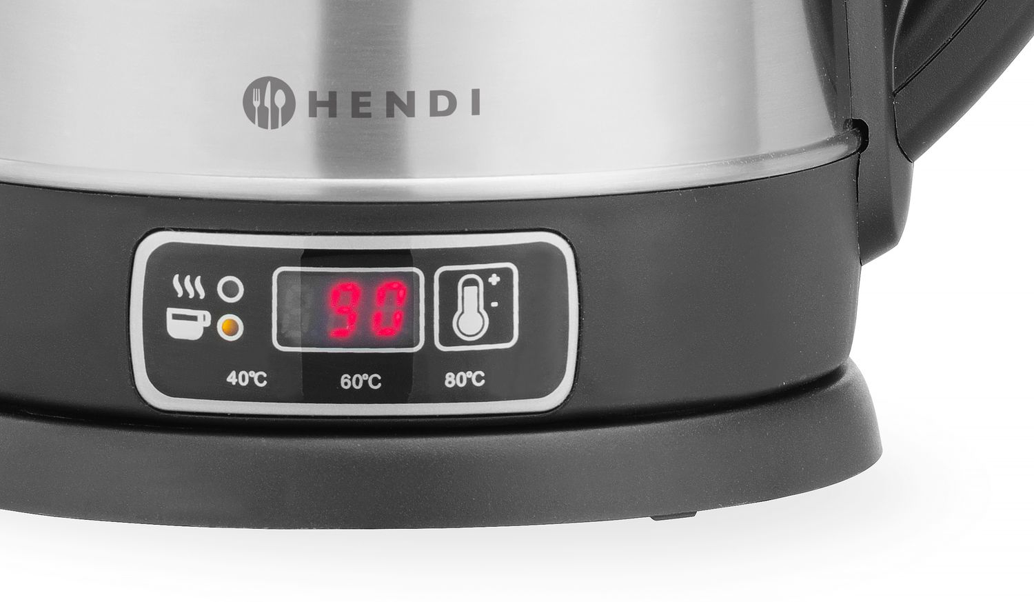 Reguleeritava temperatuuriga juhtmevaba veekeetja, HENDI, 1,8L, 230V/1800W, 230x165x(H)255mm - Image 4