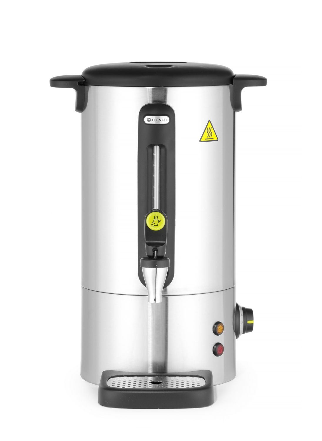 Kuumade jookide keetel UNIQ, HENDI, designed by Robert Bronwasser, 9L, Hõbedane, 230V/950W, 307x330x(H)450mm