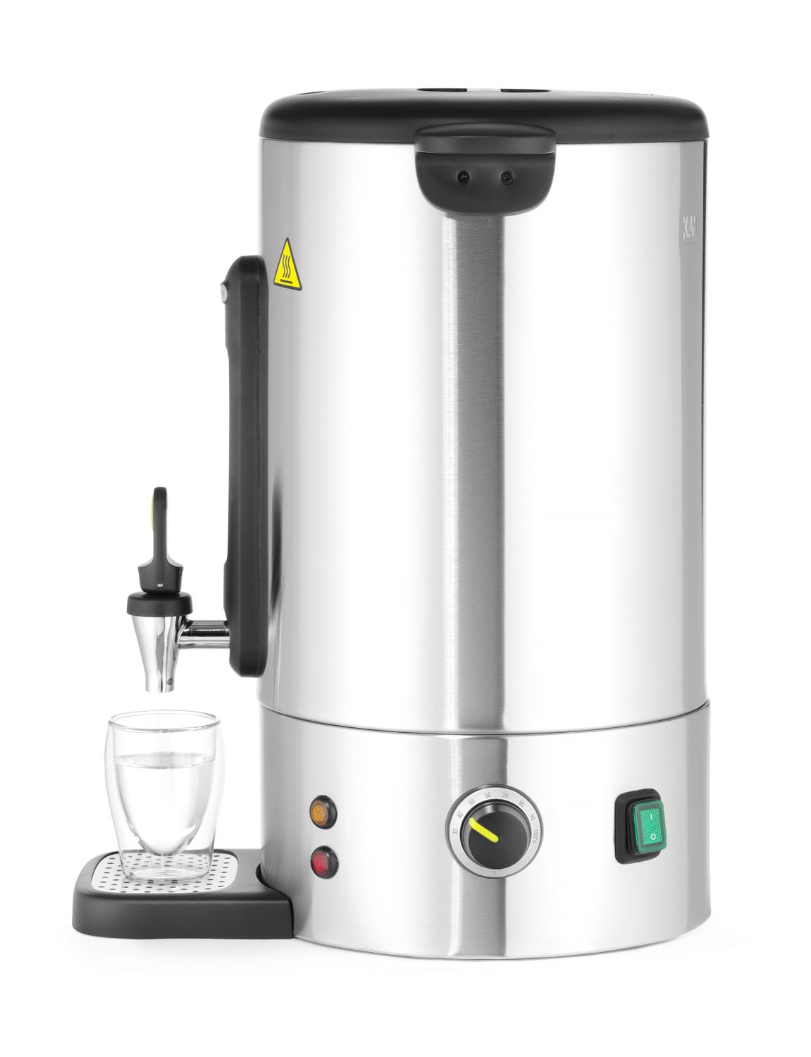Kuumade jookide keetel UNIQ, HENDI, designed by Robert Bronwasser, 16L, Hõbedane, 230V/1650W, 357x380x(H)502mm