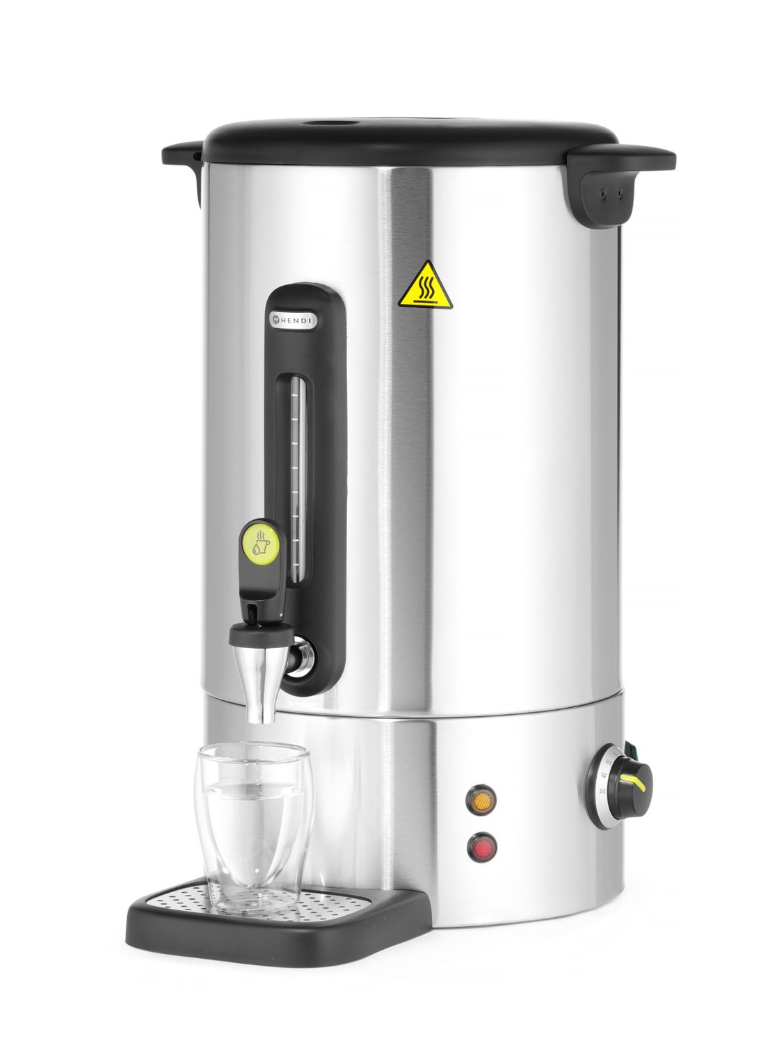 Kuumade jookide keetel UNIQ, HENDI, designed by Robert Bronwasser, 16L, Hõbedane, 230V/1650W, 357x380x(H)502mm - Image 3
