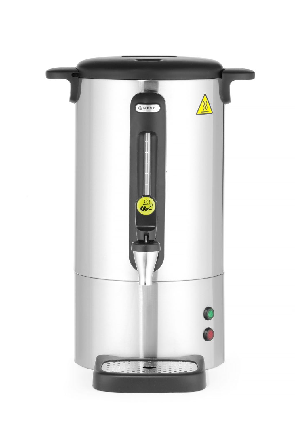 Perkolaator UNIQ, HENDI, designed by Robert Bronwasser, 7L, Hõbedane, 230V/1050W, 307x330x(H)450mm