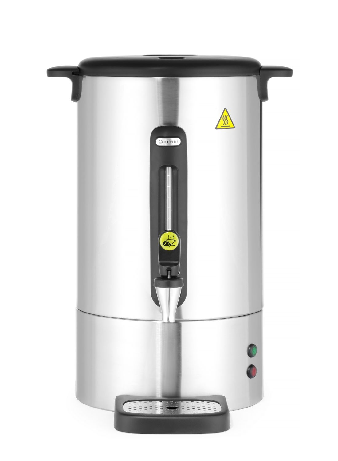 Perkolaator UNIQ, HENDI, designed by Robert Bronwasser, 14L, Hõbedane, 230V/1750W, 357x380x(H)502mm