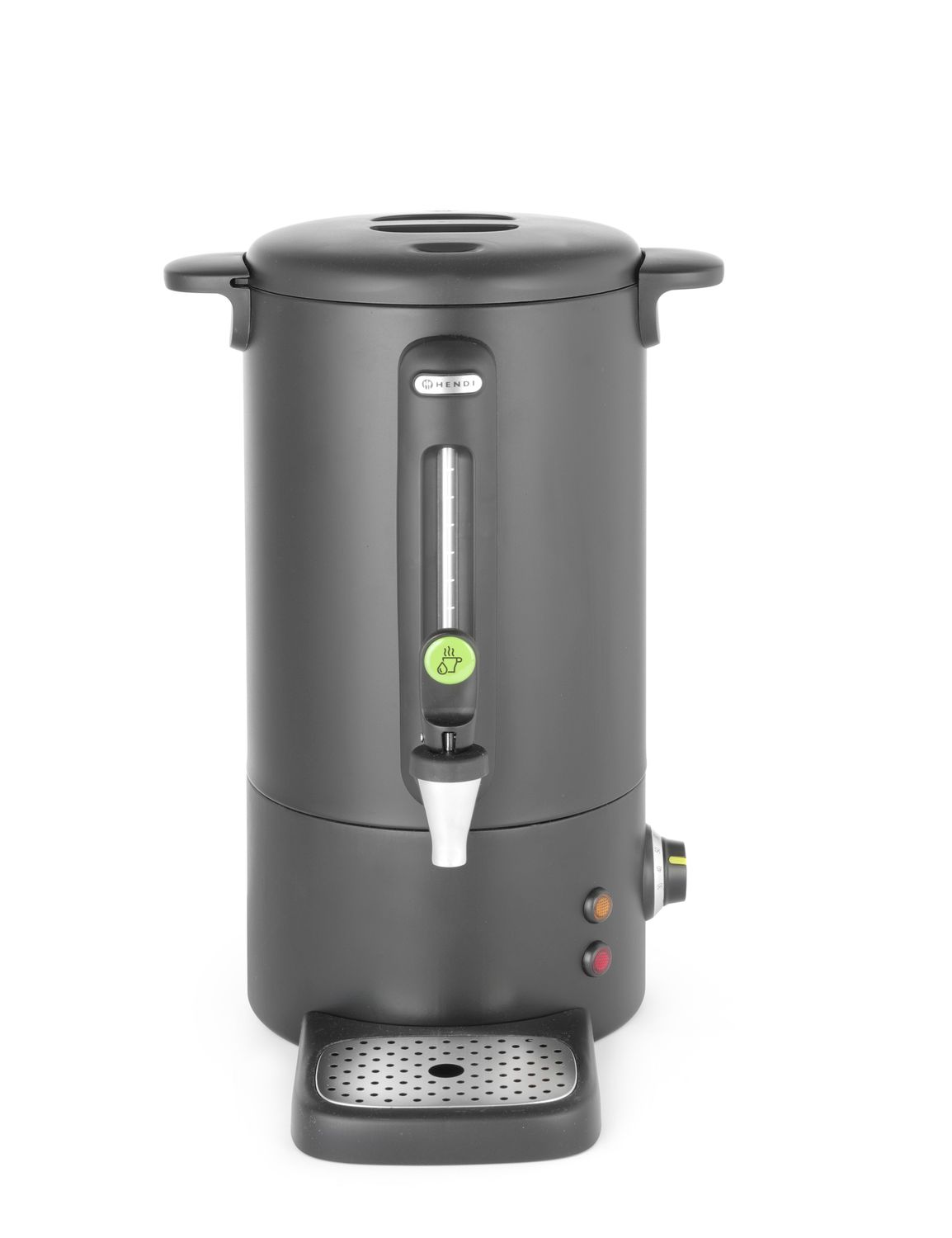 Kuumade jookide keetel UNIQ, HENDI, designed by Robert Bronwasser, 9L, Must, 230V/950W, 307x330x(H)450mm