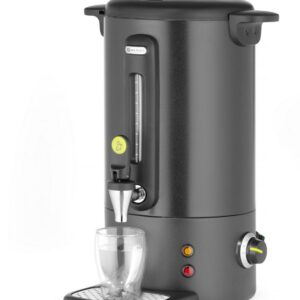 Kuumade jookide keetel UNIQ, HENDI, designed by Robert Bronwasser, 9L, Must, 230V/950W, 307x330x(H)450mm