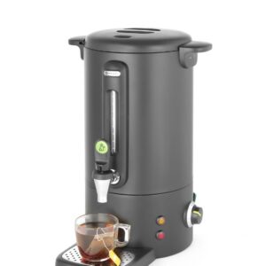 Kuumade jookide keetel UNIQ, HENDI, designed by Robert Bronwasser, 9L, Must, 230V/950W, 307x330x(H)450mm