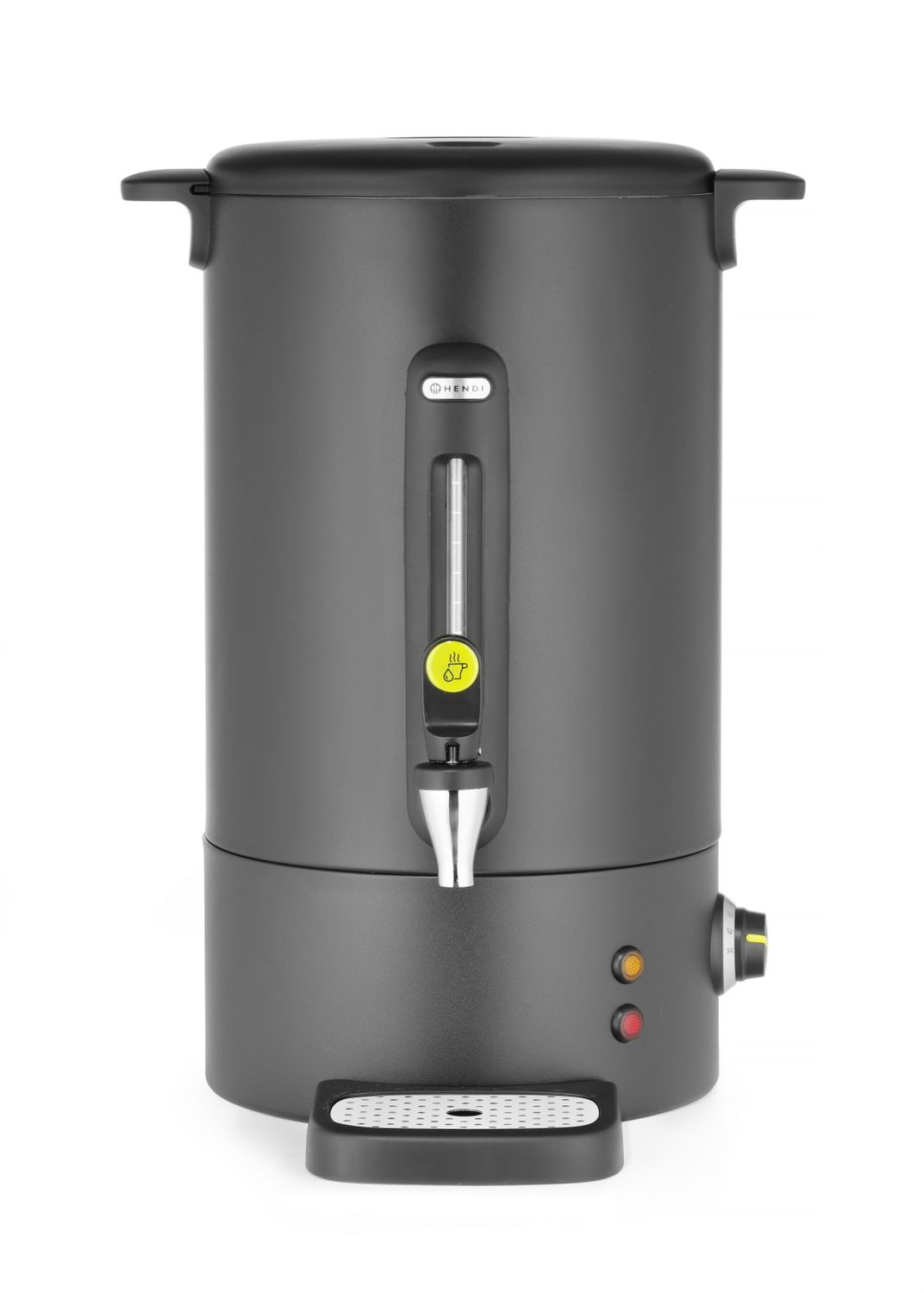 Kuumade jookide keetel UNIQ, HENDI, designed by Robert Bronwasser, 16L, Must, 230V/1650W, 357x380x(H)502mm