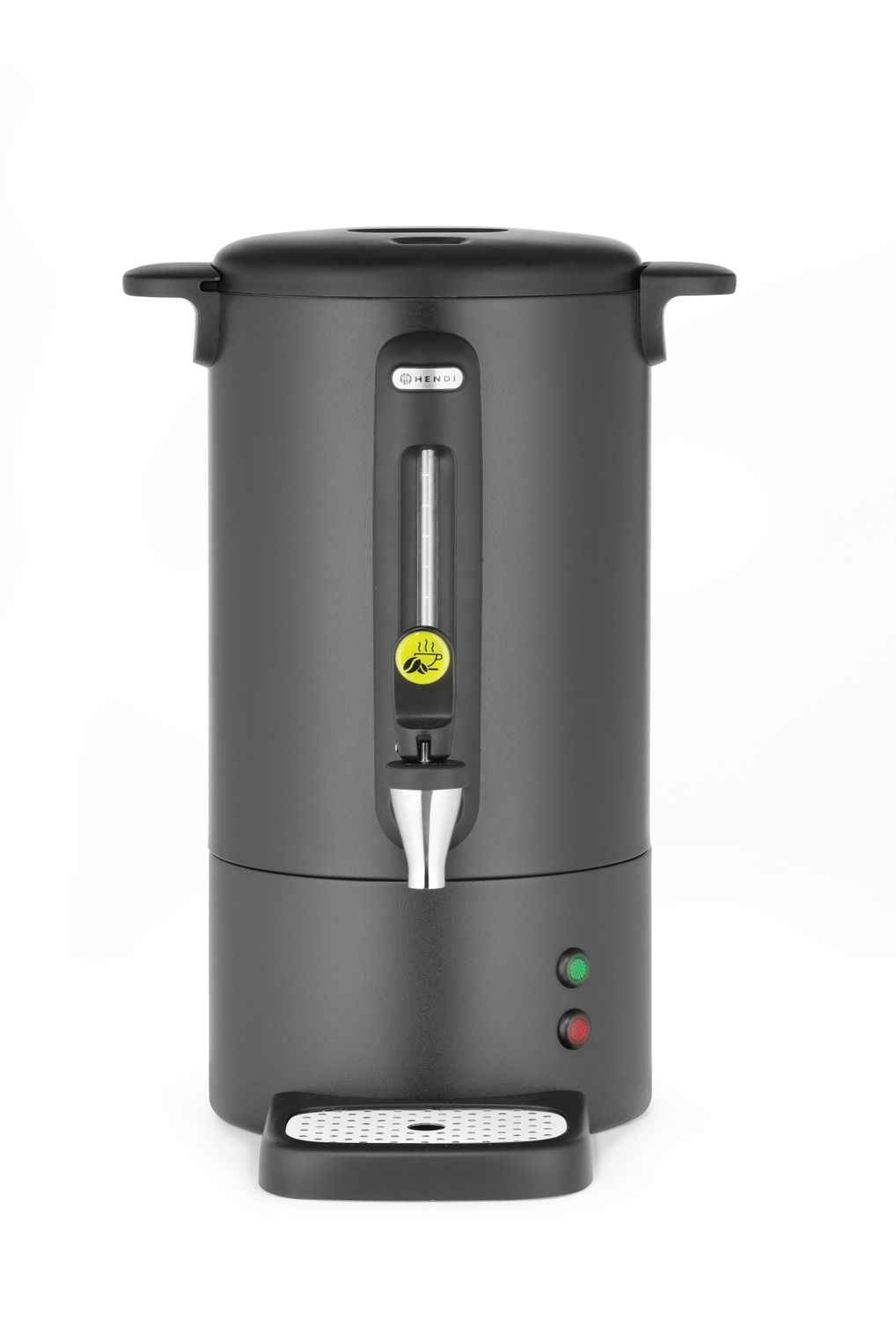 Perkolaator UNIQ, HENDI, designed by Robert Bronwasser, 7L, Must, 230V/1050W, 307x330x(H)450mm