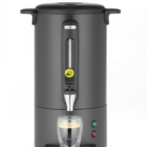 Perkolaator UNIQ, HENDI, designed by Robert Bronwasser, 7L, Must, 230V/1050W, 307x330x(H)450mm