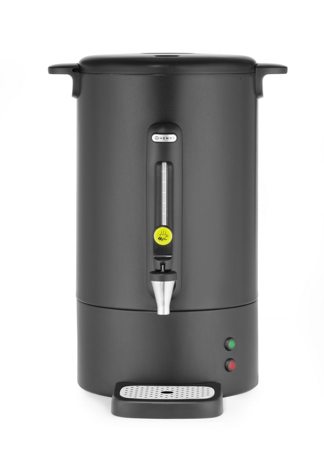 Perkolaator UNIQ, HENDI, designed by Robert Bronwasser, 14L, Must, 230V/1750W, 357x380x(H)502mm