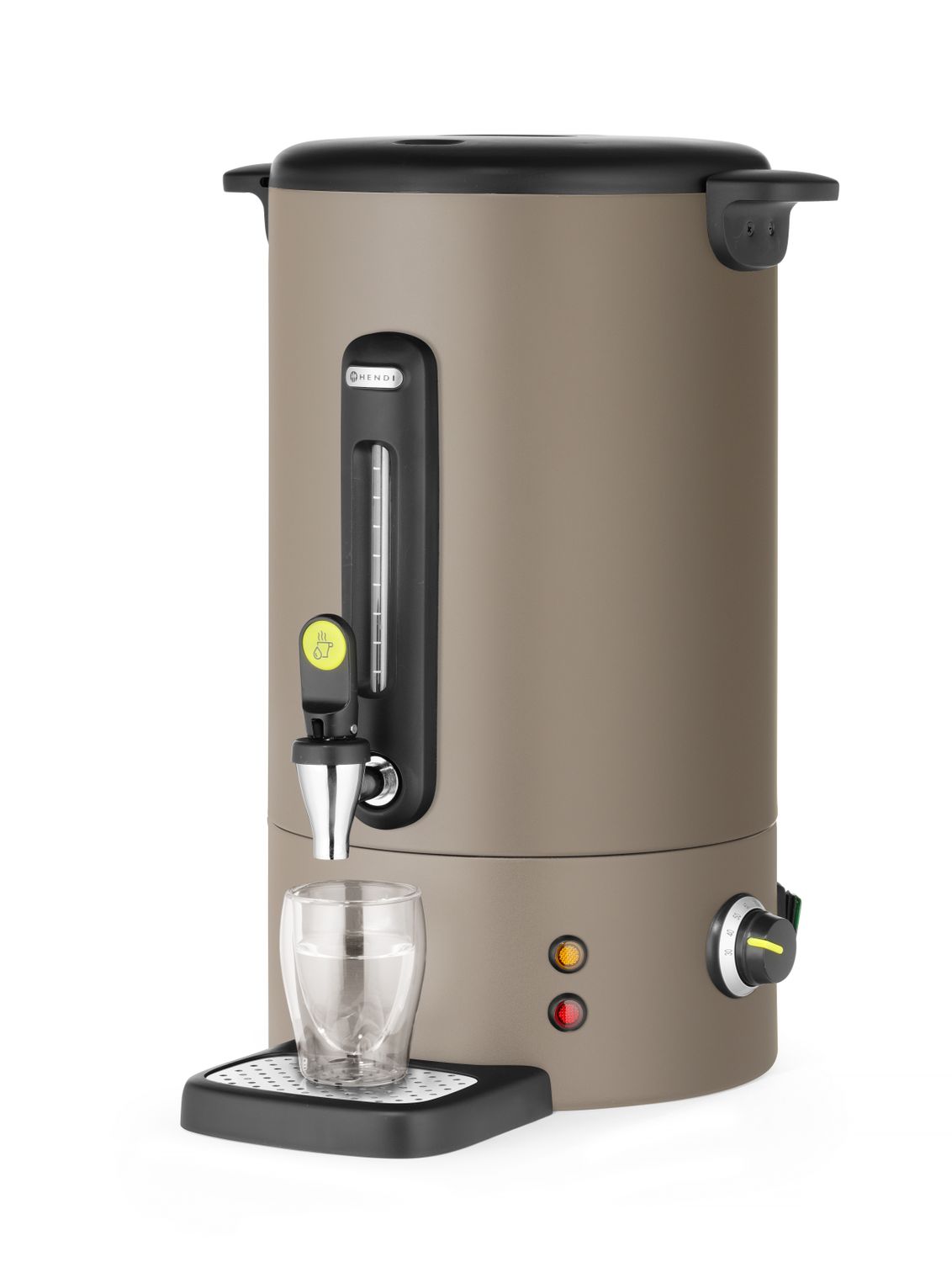 Kuumade jookide keetel UNIQ, HENDI, designed by Robert Bronwasser, 16L, Taupe, 230V/1650W, 357x380x(H)502mm