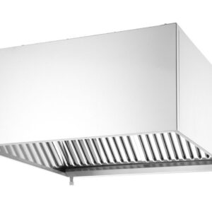 Seinale paigaldatav õhupuhasti – poltidega, HENDI, Hõbedane, 1005x1000x(H)450mm, Ristkülikukujuline