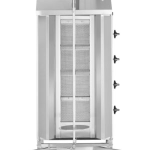 Gaasi kebabi grill, HENDI, Profi Line, 230V/16W, 13kW, 735x745x(H)1110mm
