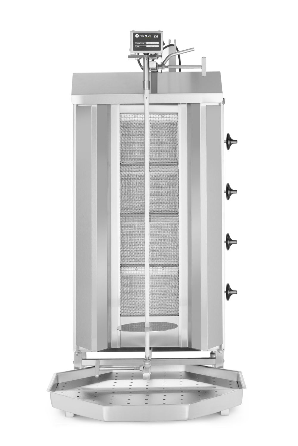 Gaasi kebabi grill, HENDI, Profi Line, 230V/16W, 13kW, 735x745x(H)1110mm