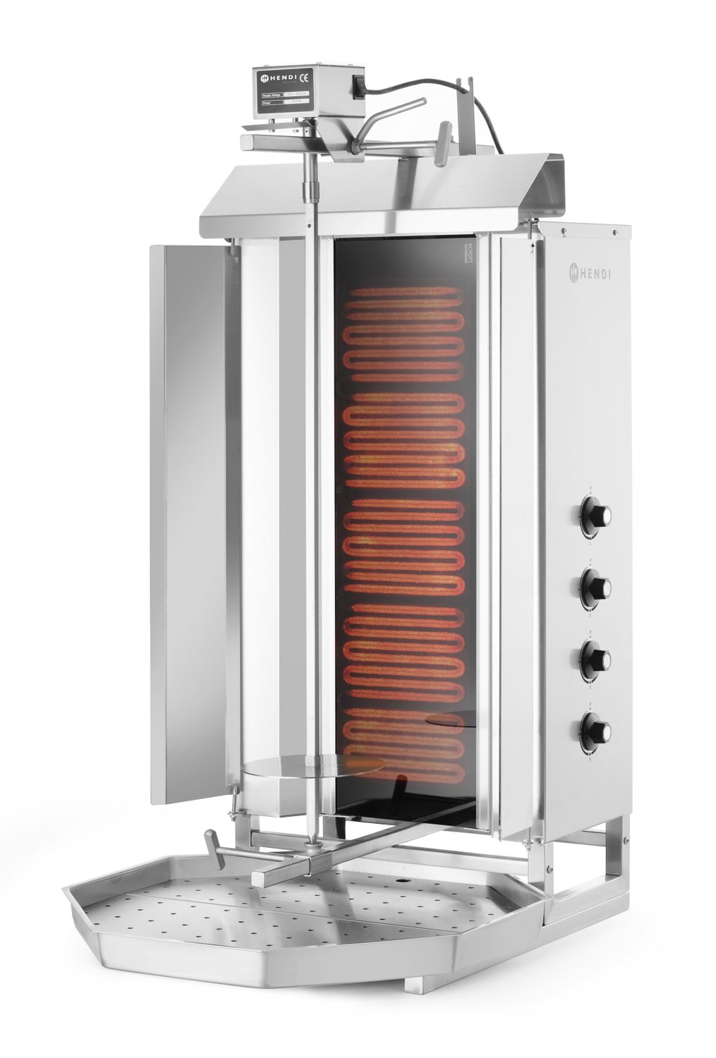 Elektriline kebabi grill, HENDI, Profi Line, 400V/7200W, 7,2kW, 550x700x(H)1120mm - Image 3