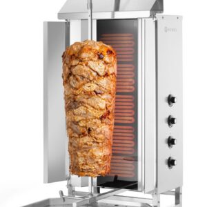 Elektriline kebabi grill, HENDI, Profi Line, 400V/7200W, 7,2kW, 550x700x(H)1120mm