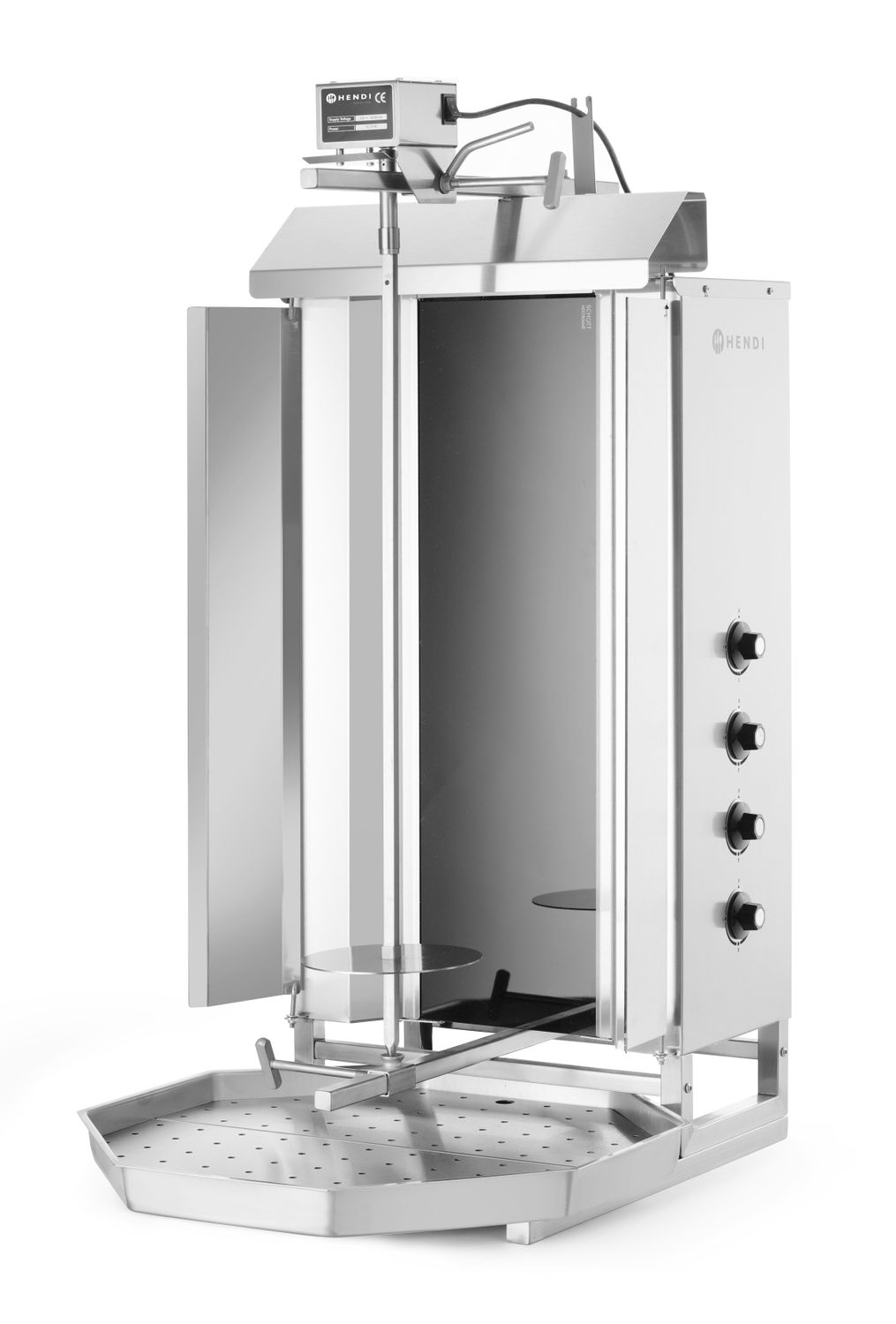 Elektriline kebabi grill, HENDI, Profi Line, 400V/7200W, 7,2kW, 550x700x(H)1120mm