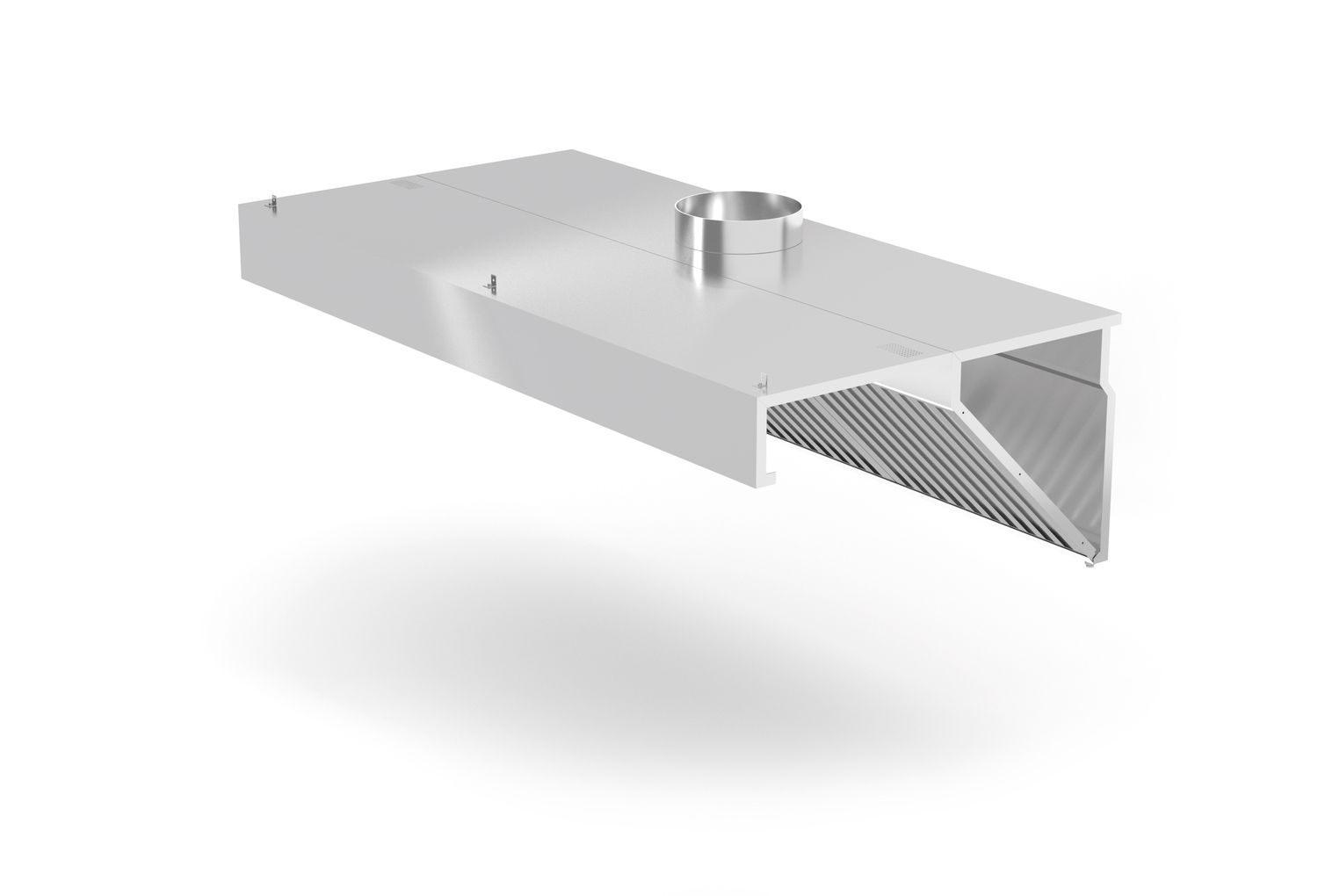 Seinale paigaldatav väljatõmbekollektor, nurga all, HENDI, Profi Line, LED-valgustusega, 1000x700x(H)450mm