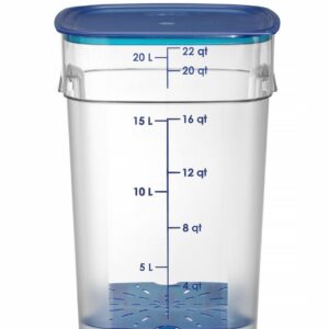 Toidukonteiner CamSquares Fresh Pro , Cambro, Camsquare, 20,8L, Läbipaistev, 289x289x(H)401mm