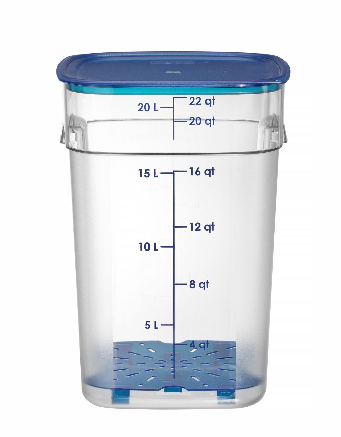 Toidukonteiner CamSquares Fresh Pro , Cambro, Camsquare, 20,8L, Läbipaistev, 289x289x(H)401mm