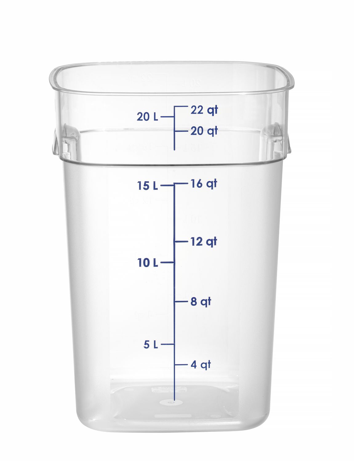 Toidukonteiner CamSquares Fresh Pro , Cambro, Camsquare, 20,8L, Läbipaistev, 289x289x(H)401mm