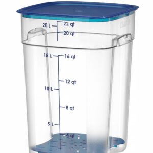 Toidukonteiner CamSquares Fresh Pro , Cambro, Camsquare, 20,8L, Läbipaistev, 289x289x(H)401mm