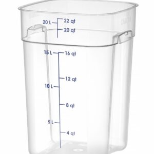 Toidukonteiner CamSquares Fresh Pro , Cambro, Camsquare, 20,8L, Läbipaistev, 289x289x(H)401mm
