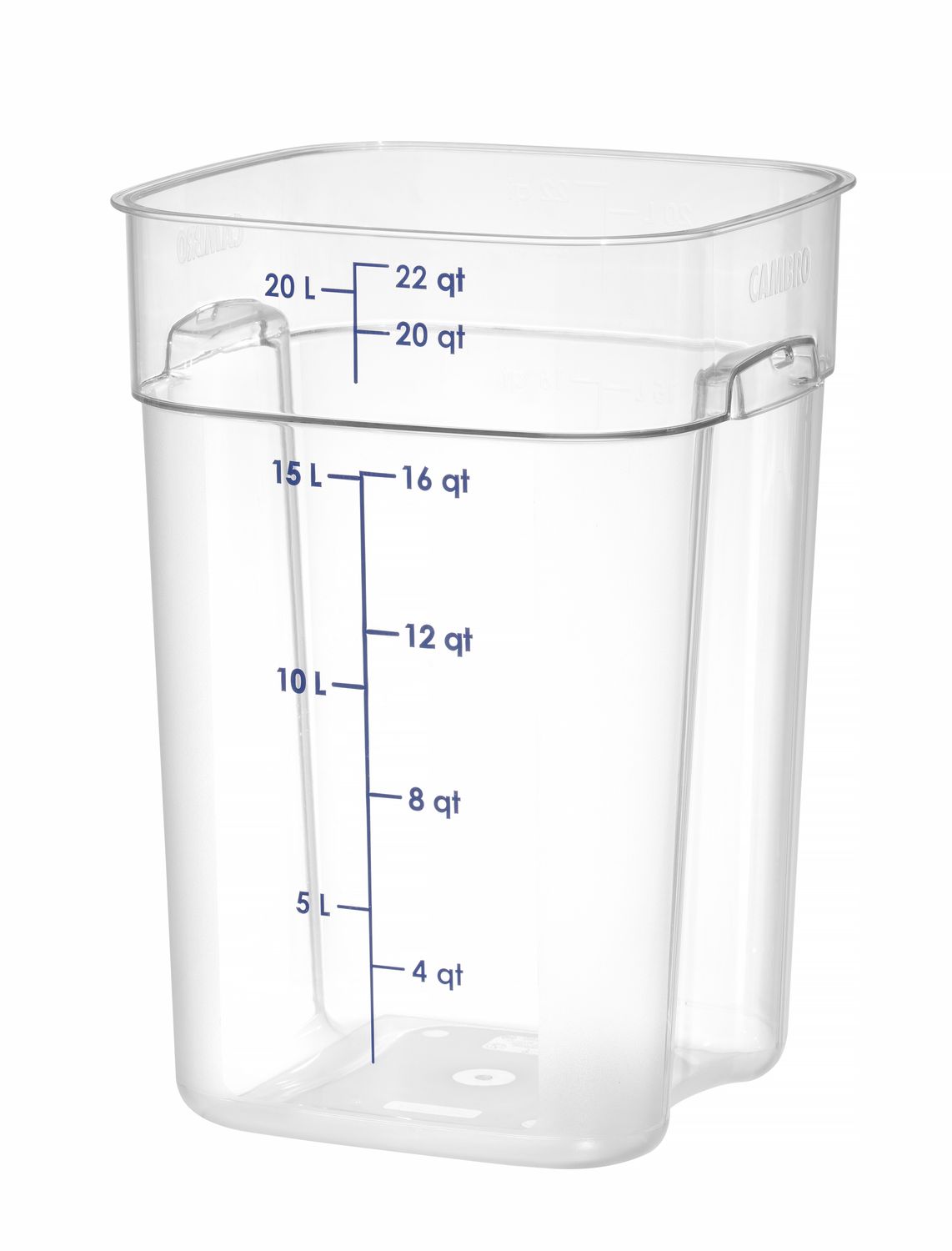 Toidukonteiner CamSquares Fresh Pro , Cambro, Camsquare, 20,8L, Läbipaistev, 289x289x(H)401mm - Image 4