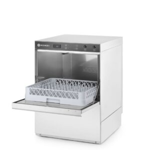 Nõudepesumasin 50x50, HENDI, Budget Line, pesuvahendi dosaatori ja tühjenduspumbaga, 230V/3600W, 600x570x(H)830mm