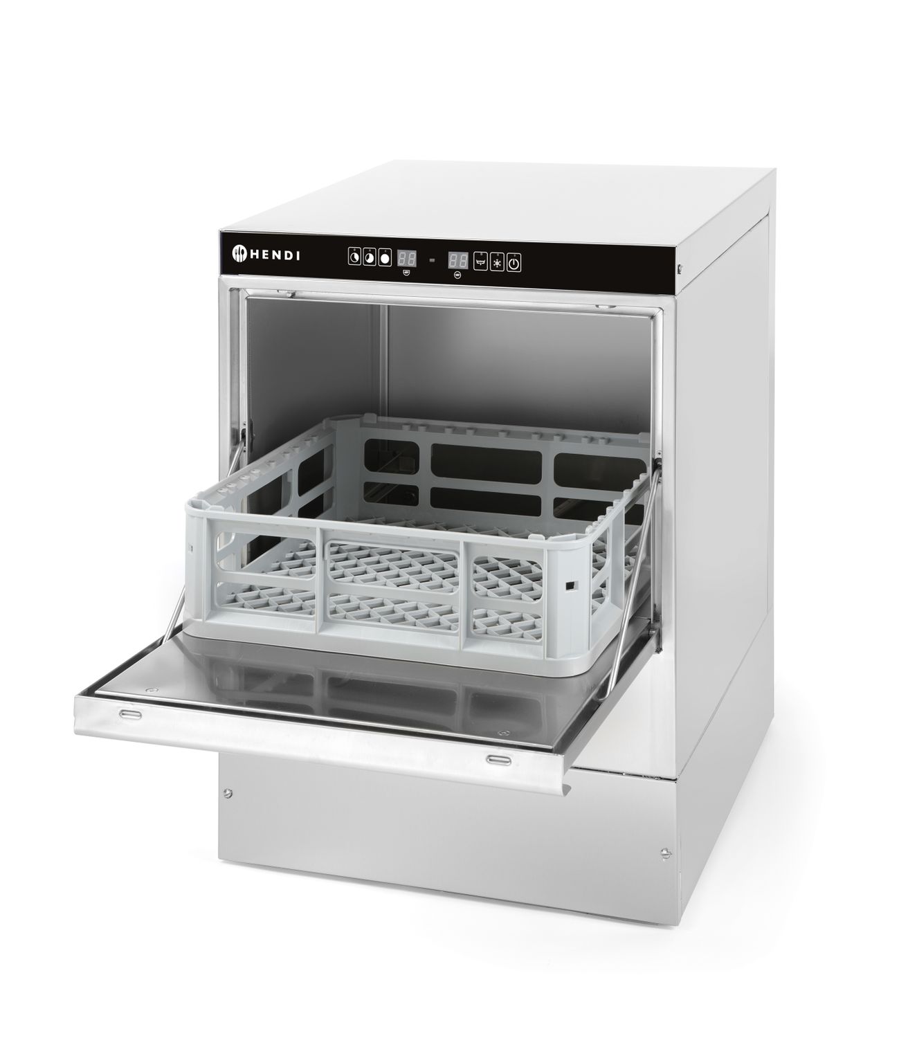 Nõudepesumasin 40x40, manuaalne juhtimine, HENDI, Budget Line, puhastusvahendi pumbaga, 230V/2800W, 470x510x(H)710mm