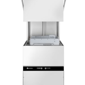 Hood dishwasher - electronic controller, HENDI, Kitchen Line, 400V/8600W, 750x880x(H)1412mm