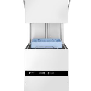 Hood dishwasher - electronic controller, HENDI, Kitchen Line, 400V/8600W, 750x880x(H)1412mm