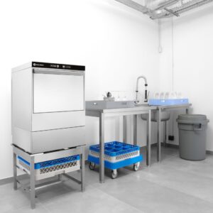 Nõudepesumasin 50x50 nõudele - elektrooniliselt juhitav, HENDI, Kitchen Line, 400V/6600W, 570x600x(H)830mm