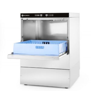 Nõudepesumasin 50x50 nõudele - elektrooniliselt juhitav, HENDI, Kitchen Line, 400V/6600W, 570x600x(H)830mm