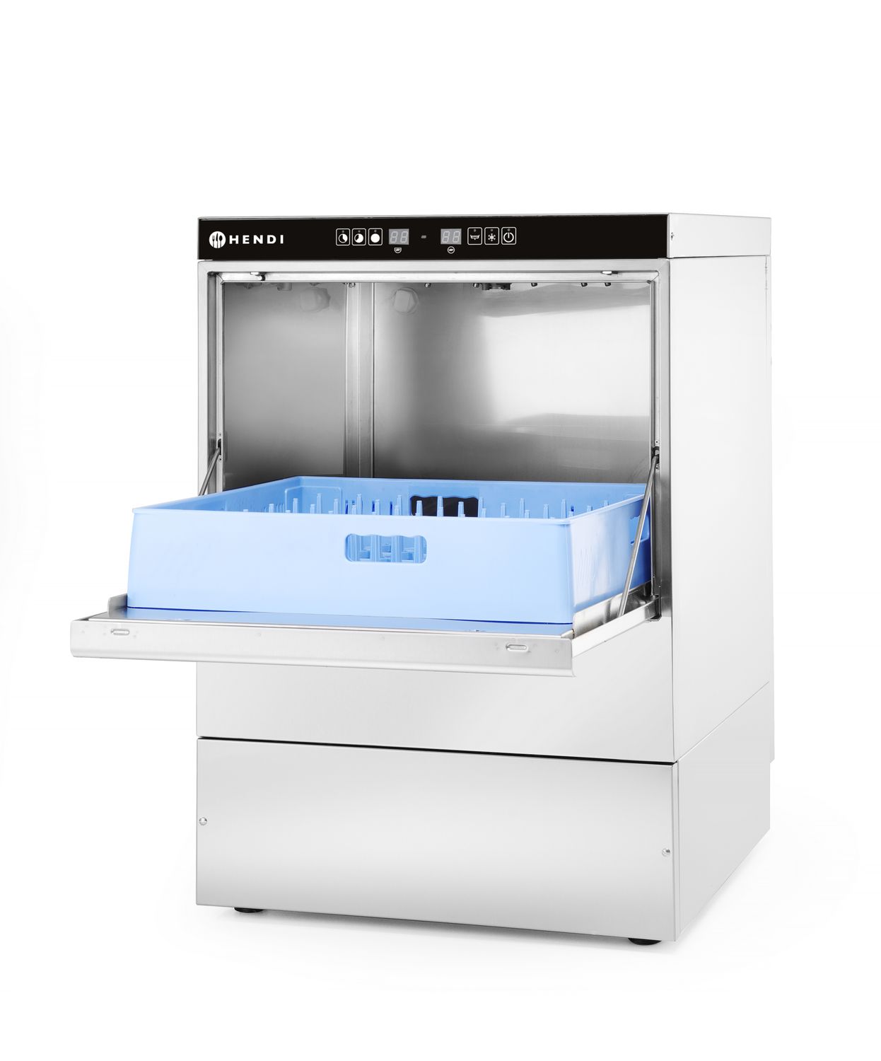 Nõudepesumasin 50x50 nõudele - elektrooniliselt juhitav, HENDI, Kitchen Line, 400V/6600W, 570x600x(H)830mm