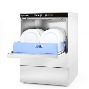 Nõudepesumasin 50x50 nõudele - elektrooniliselt juhitav, HENDI, Kitchen Line, 400V/6600W, 570x600x(H)830mm