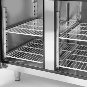 Sügavkülmlaud Profi Line 700 - 3 uksega, agregaadi asukoht küljel, Arktic, Profi Line, 215L, 230V/600W, 700x1360x(H)839mm